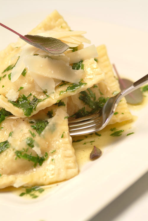 Buon Natale Pumpkin Ravioli - Vegetarian Society