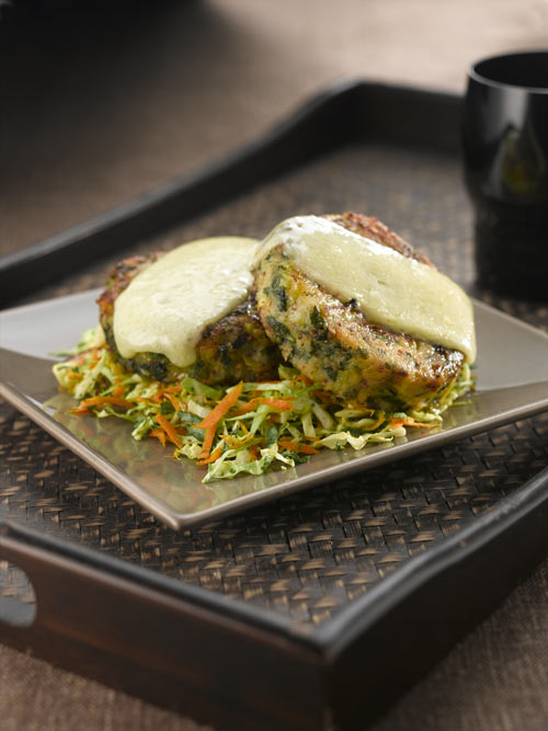 Curly Kale and Potato Cakes - Vegetarian Society