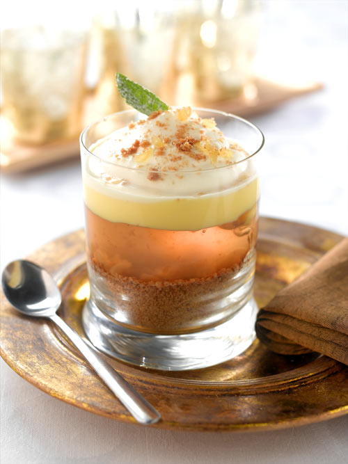 Individual Ginger & Bourbon Trifles - Vegetarian Society