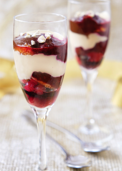Fruity Trifle with Cashew Cream - Vegetarian Society