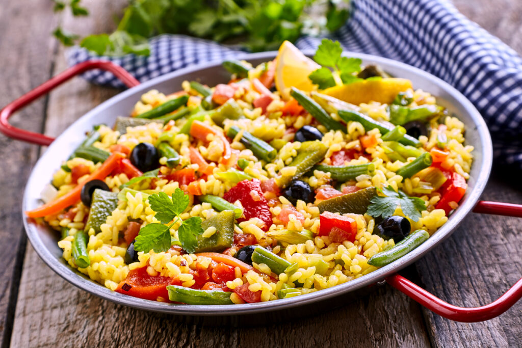 Summer Barbecue Paella - Vegetarian Society