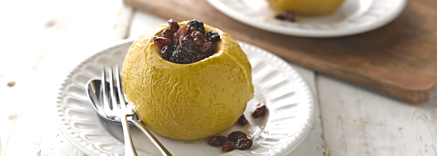 Baked Apples with Raisins - Vegetarian Society