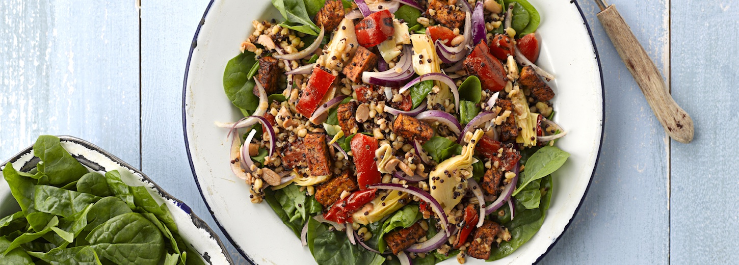Bulgur Wheat, Lentils and Barley with Smoked Tofu - Vegetarian Society
