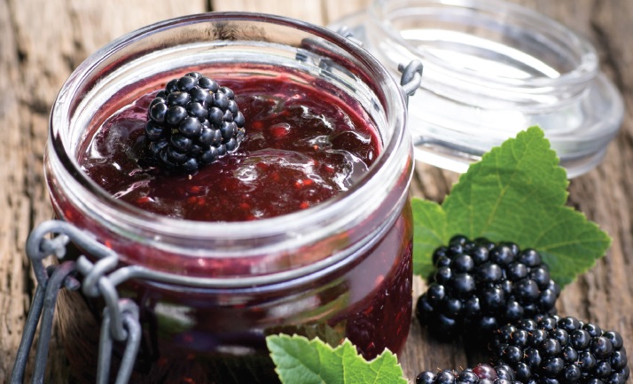 最終値下げ！ Blackberry JAM honeyberry Blackberry Jam with Honey - How To - Low Sugar Jam Recipe