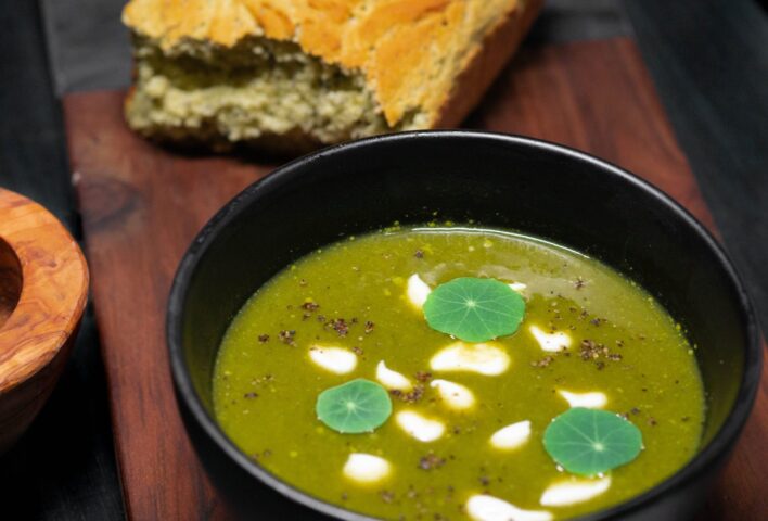 Simple Green Soup by Chef Day Radley