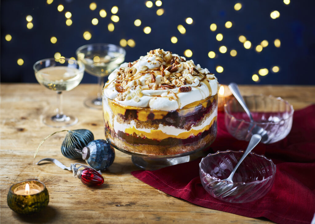 Golden Rum, Biscoff and Pumpkin Pie Trifle - Vegetarian Society
