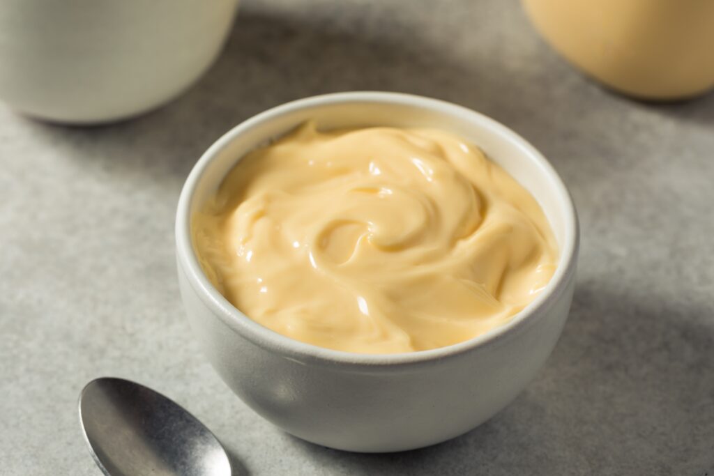 Kewpie Vegan Mayo made on the Build a Banh Mi cookery workshop at COOK! with the Vegetarian Society