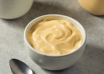 Kewpie Vegan Mayo made on the Build a Banh Mi cookery workshop at COOK! with the Vegetarian Society