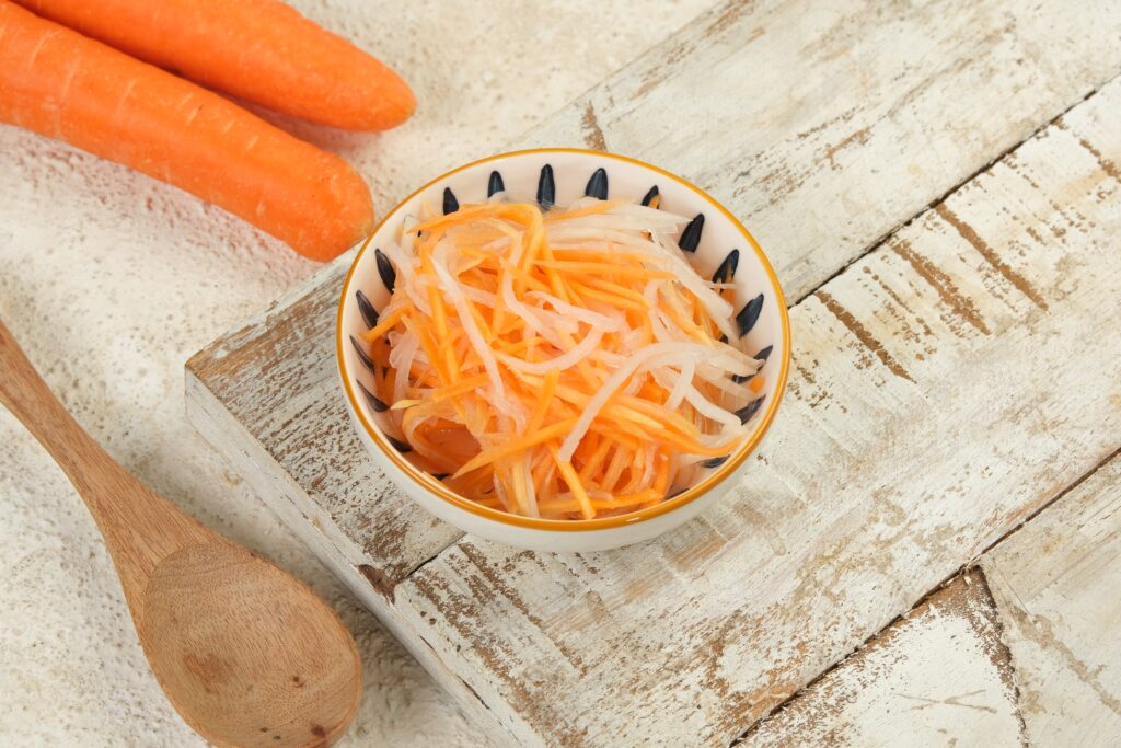 Mooli and Carrot Pickle Build a Banh Mi
