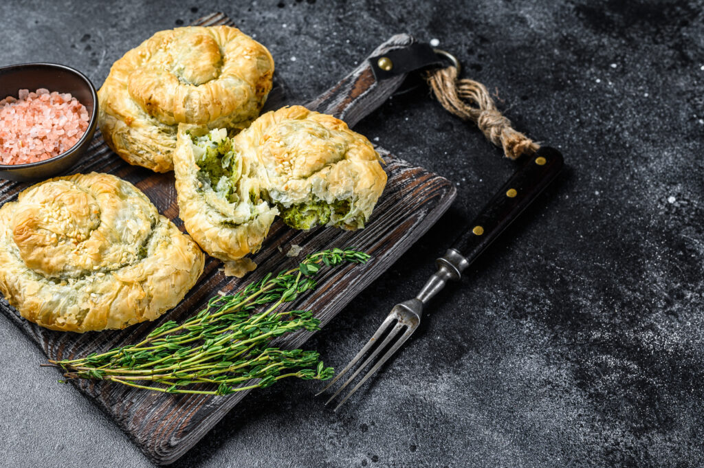 Spinach, Lemon and Herb Feta Spanakopita
