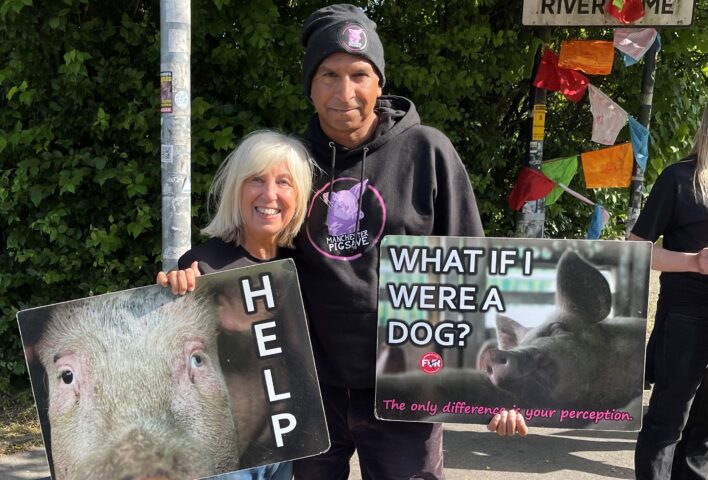 Arun Patel with his wife Sylvia