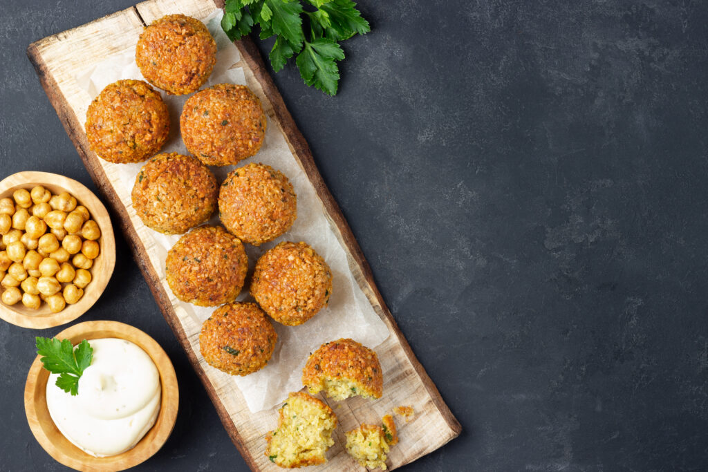 Chickpea Kofte made on the Children's Cookery Adventure class at COOK! with the Vegetarian Society
