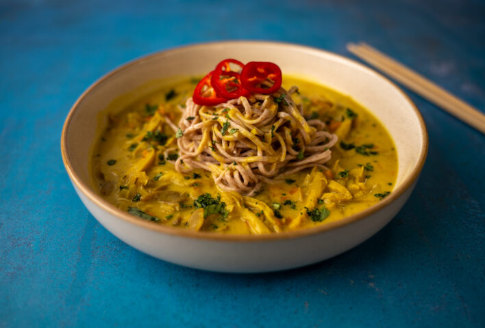Oyster Mushroom Laksa